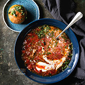 Traditional borscht soup